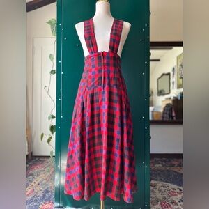 Vintage 90's Suspender Corset Dress Punk Goth Hokkaido Japanese